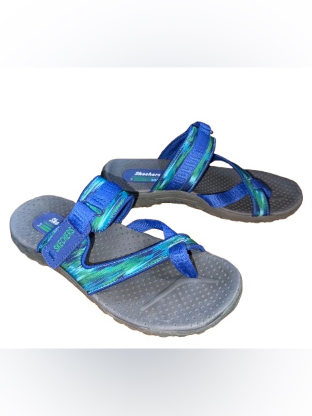 Skechers Women's Reggae-Brush Strokes  Sandals sz 7